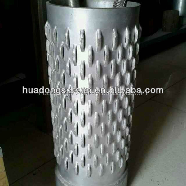 galvanized deep well screen pipe / bridge slot screen
