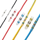 100Pcs Mixed Heat Shrink Soldering Terminals Waterproof Solder Sleeve Tube Electrical Wire Insulated Butt Connectors Kit