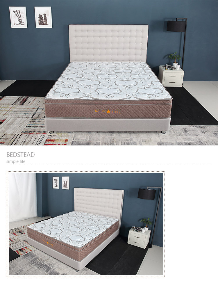 Bedroom Mattress Pocket Spring Mattress Wave Foam Customized Mattress
