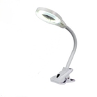 Nail beauty equipment LED 18W desktop magnifier magnifying nail Lamp with Clamp Base for nail salon use