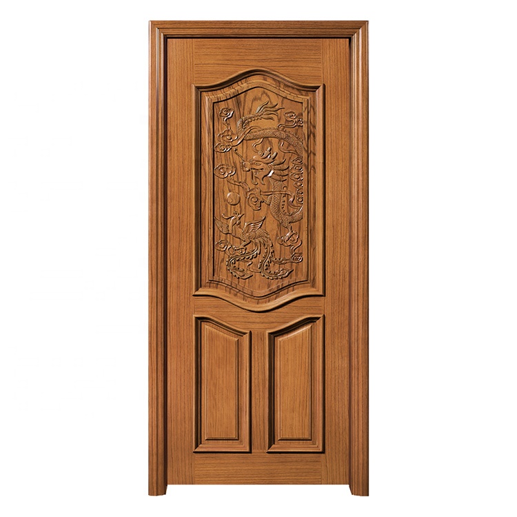 Home living preference! mahogany wood carving main door design interior wooden door
