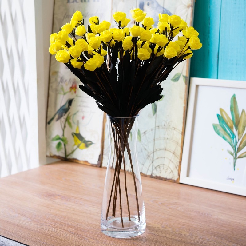 Flower Glass Vase Decorative vase Centerpiece For Home or Wedding.