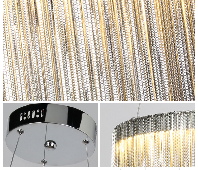 New Design Metal Dining Room Home Modern Lustre Moderne Led Ceiling Luxury Chandelier