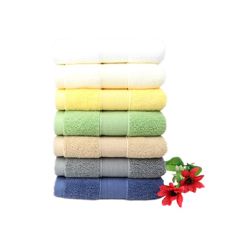 100 cotton color jacquard luxury four-piece towel set of bath towel