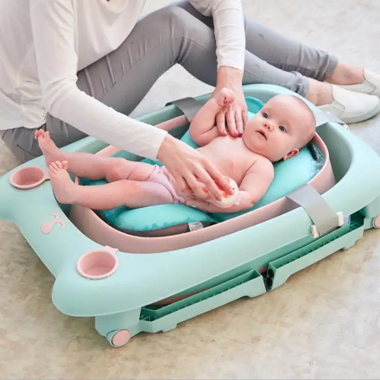 High Quality Multi-function Baby Folding Tub Children Bath Barrel Large Household Baby Bathtub