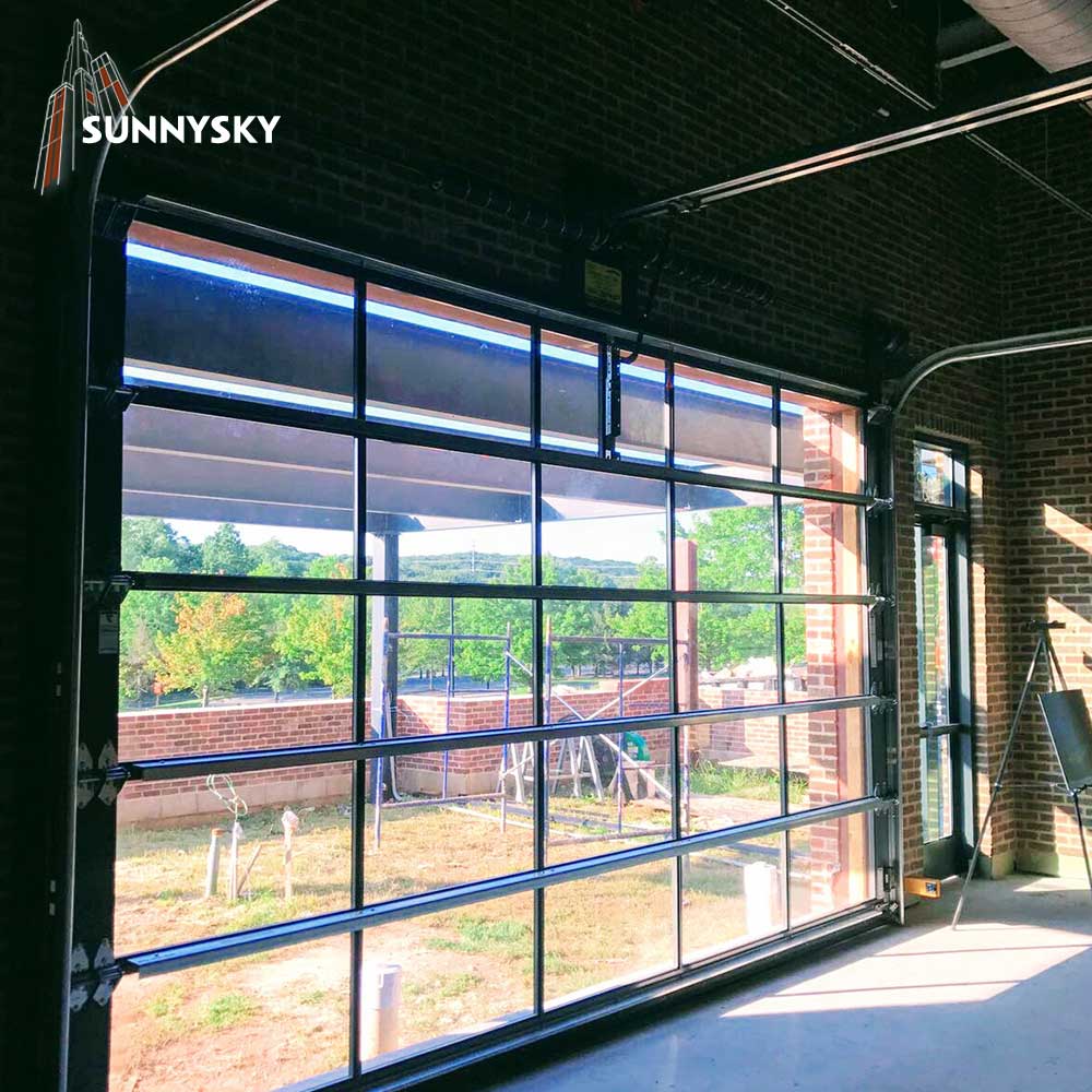 Automatic remote easy replacement aluminum garage door with prices low