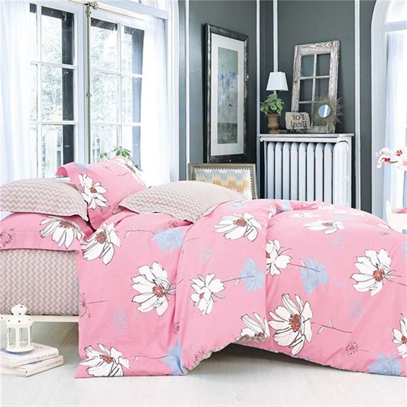 Polyester / Cotton Material and Printed Pattern Bed Sheet
