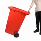 heavy duty industry outdoor 240 liter plastic garbage bin for sale