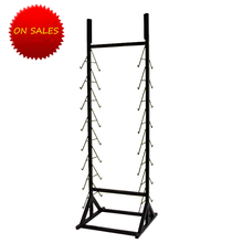 Double-side wood floor ceramic tile display stands rack for showroom