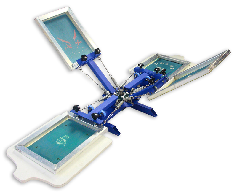 シルクスクリーン印刷機4色1ステーション| Alibaba.com