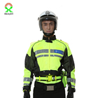 Factory supply wholesale custom waterproof police reflective motorcycle jackets