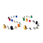 Custom Tire Abs Decorative Chrome Plastic Valve Bottle Caps