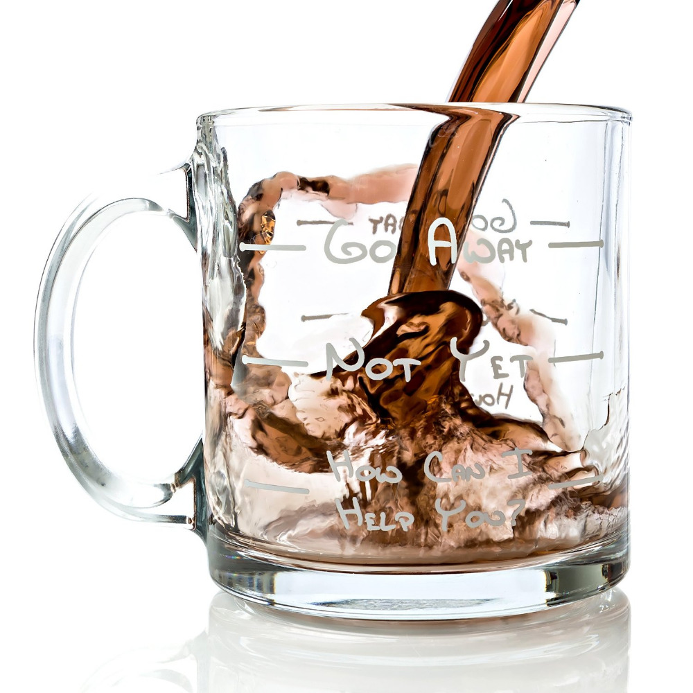 Wholesale lead free glass coffee mugs with handle glass coffee cup sublimation mug