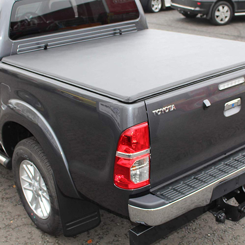 For 2015 2019 Toyota Tacoma 6ft Short Bed Lock Soft Roll Up Tonneau Cover Black Rainbowlands Lk