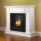 48" Boston Freestanding MDF Fireplace Mantel Surround LED Electric Fireplace with Remote