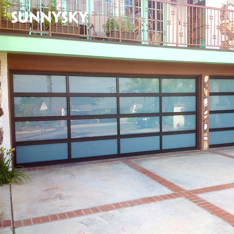 Residential house panel machine replacement aluminum garage door with competitive price