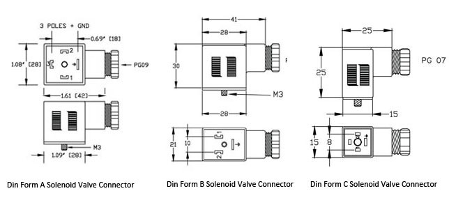 DIN EN 175301-803 3極4極電磁弁コネクタ| Alibaba.com
