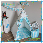 Indian Style Canvas Kids Play Tent Children Teepee Tent