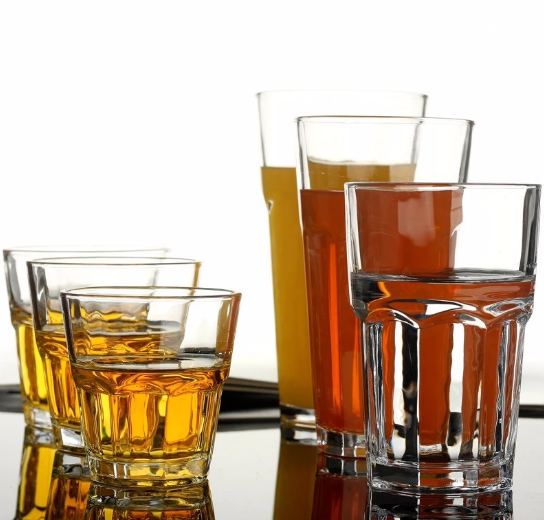 High Quality Colorful Whisky Glass Funny Clear Whiskey Glasses Cup Drinking Glass Cup