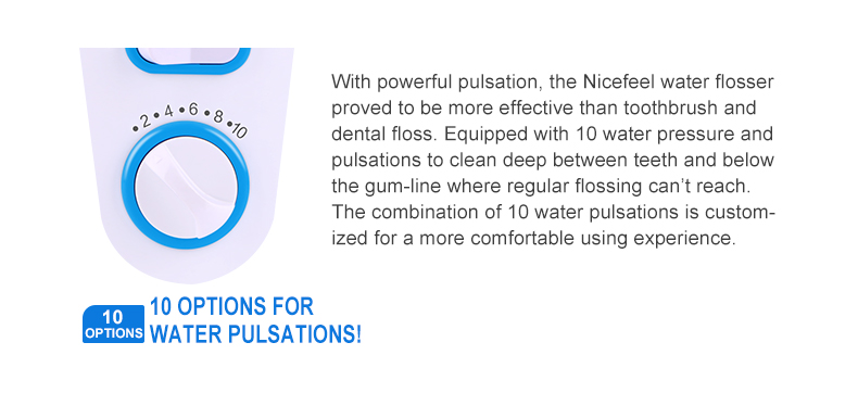Fc168 Oral Care Smart Water Flosser 600ml Family Oral Hygiene Irrigator Cleaning Dental