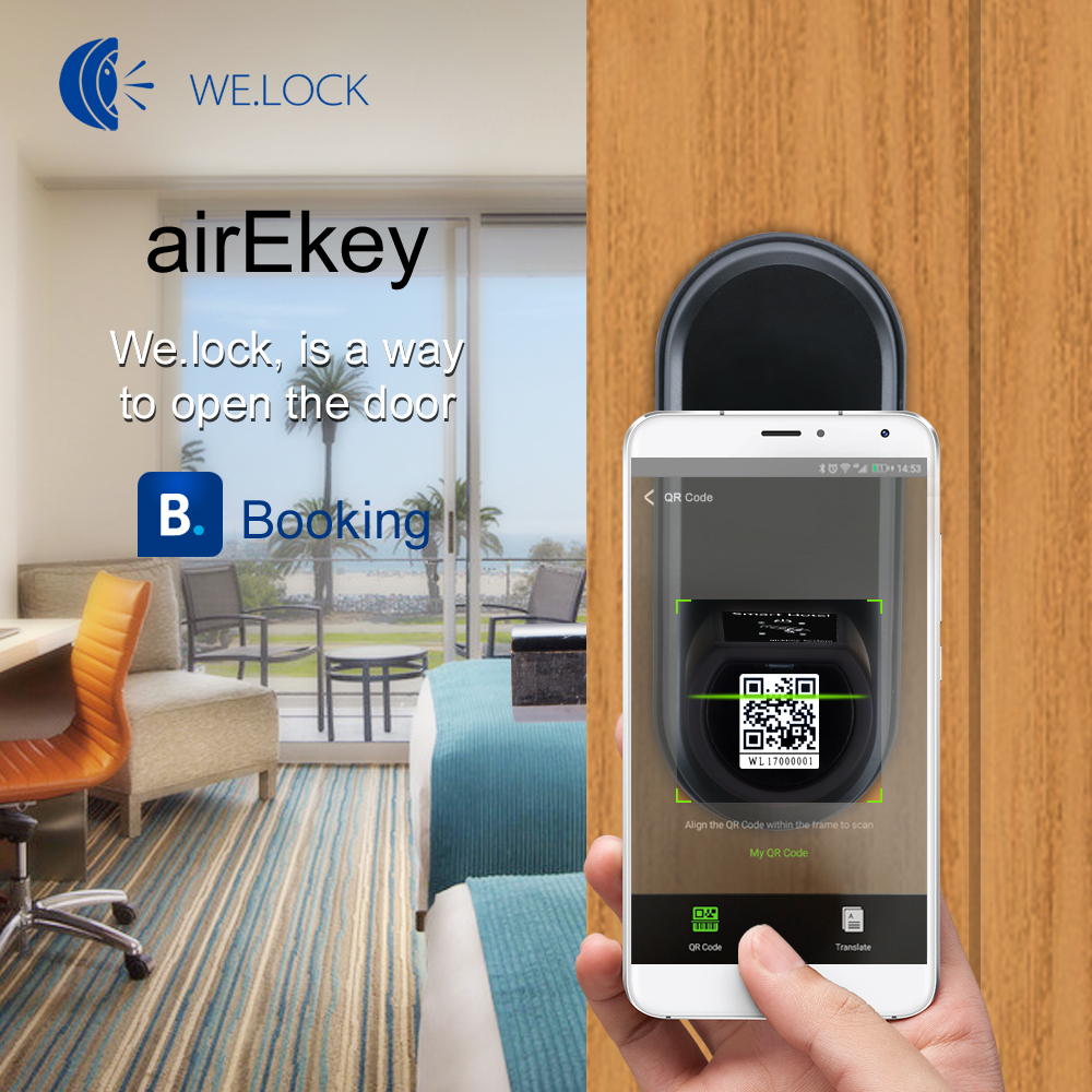 WE.LOCK new design smart house electric deadbolt motor card keyless door lock