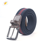 Multi Colors Elastic Stretch Braided Belts Men for Promotion