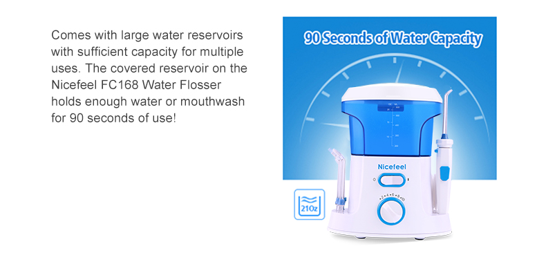 Fc168 Oral Care Smart Water Flosser 600ml Family Oral Hygiene Irrigator Cleaning Dental