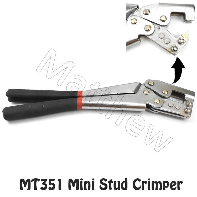 PVC Coated Handle Heavy duty One Hand Operate Stud Crimper for Keel Install