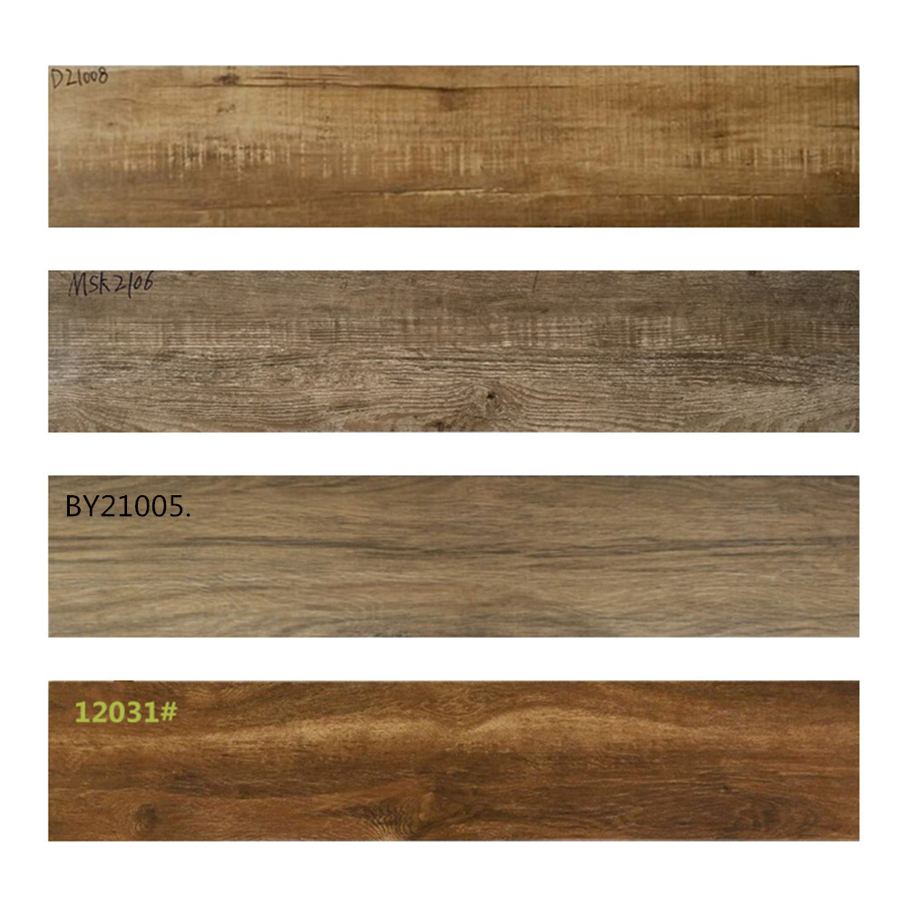 On sales China ceramic  wood look floor tiles designs from factory 200x1000mm/8"x40"