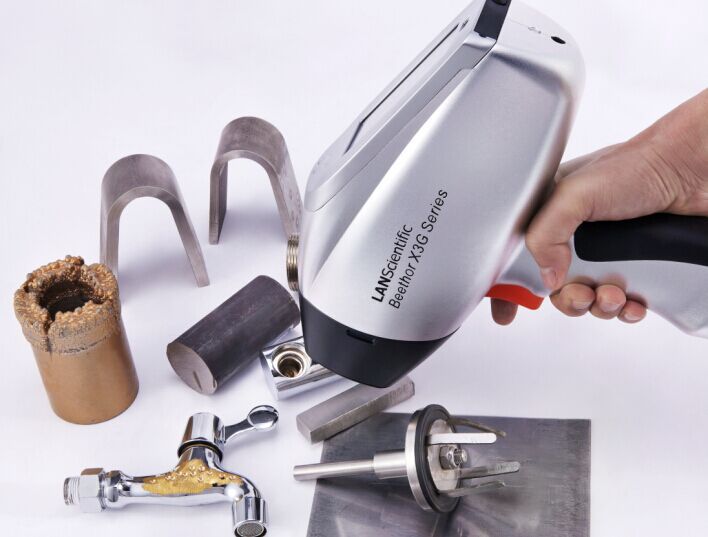 Detector de metales portátil Turex 800 Analista XRF portátil para chatarra de metal