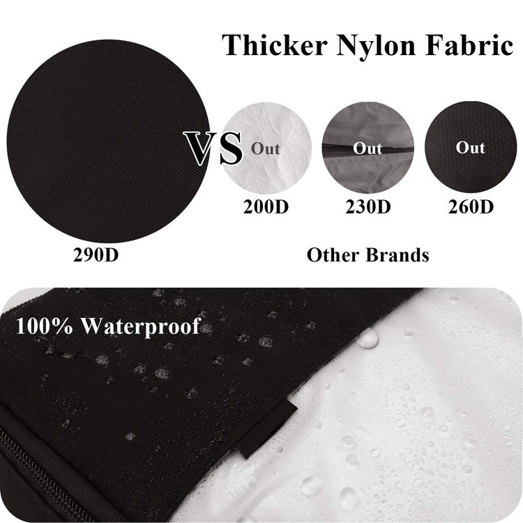 Sacs de rangement de valise d'organisateur de bagages de voyage de système de cubes d'emballage personnalisés de 6 ensembles