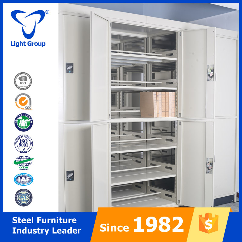 COMPACT office mobile filing shelves office storage cabinet file