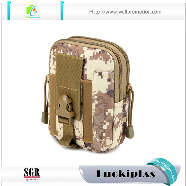 Maßgeschneiderte 600D-Camouflage-Gürteltasche mit Stickerei