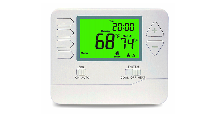 24V Manual HVAC System And Parts LCD Air Conditioner Controller