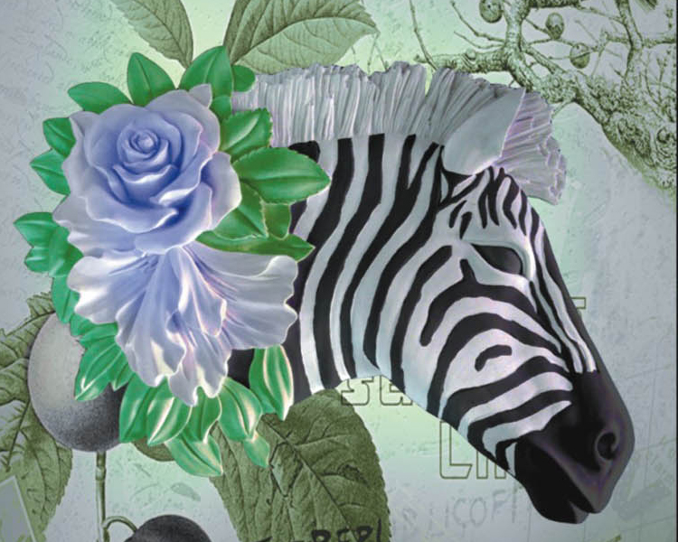 Wholesale Manufacturer Home Decor 3D Resin Wall Art Painting Animal Design