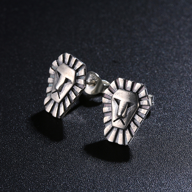 GIRL 925 sterling silver SMALL 4.5mm oxidised ROSE studs earrings BUY 3 GET 1