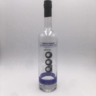 750ml vodka decal glass bottle with cork mouth