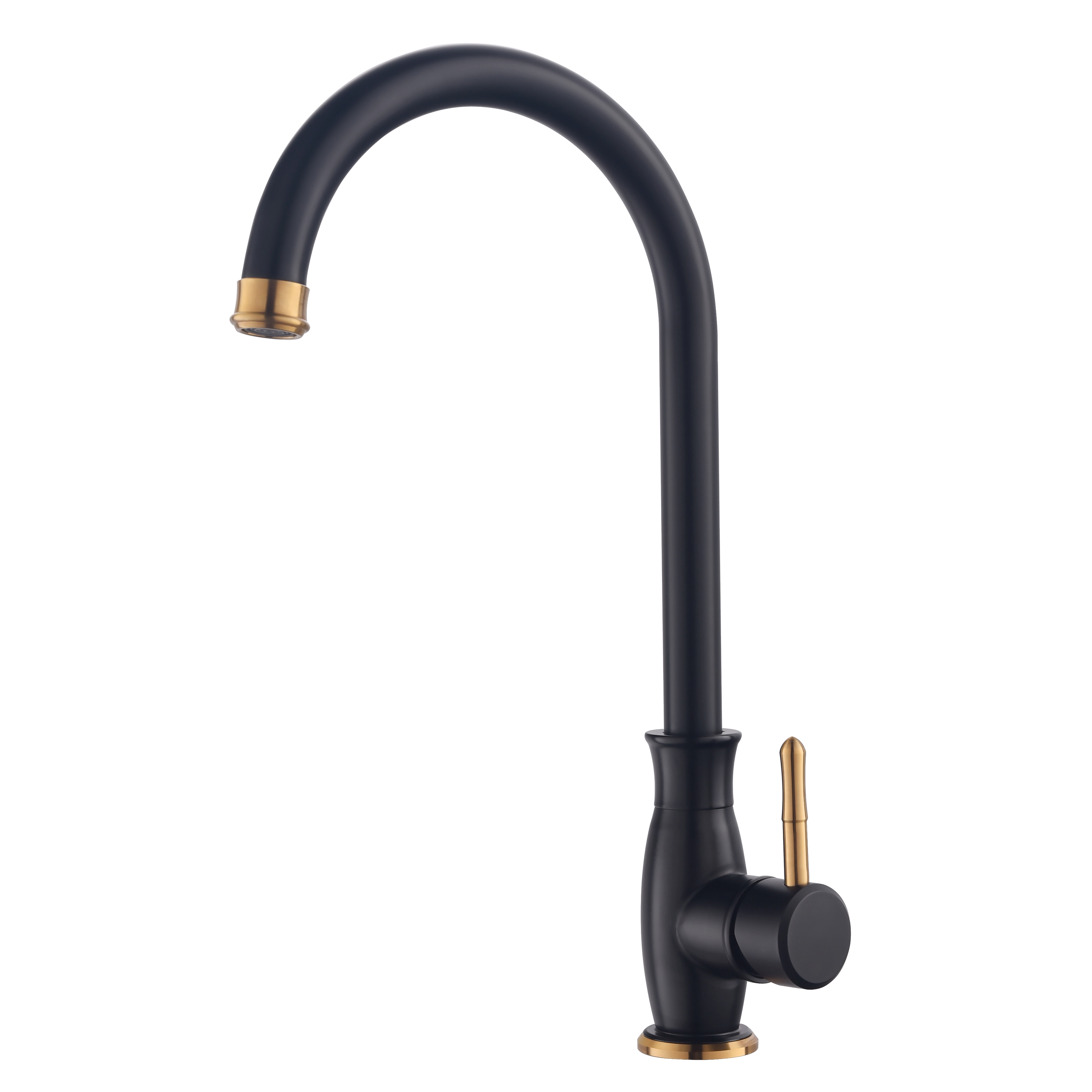OEM good quality matte black gold kitchen mixer tap faucet