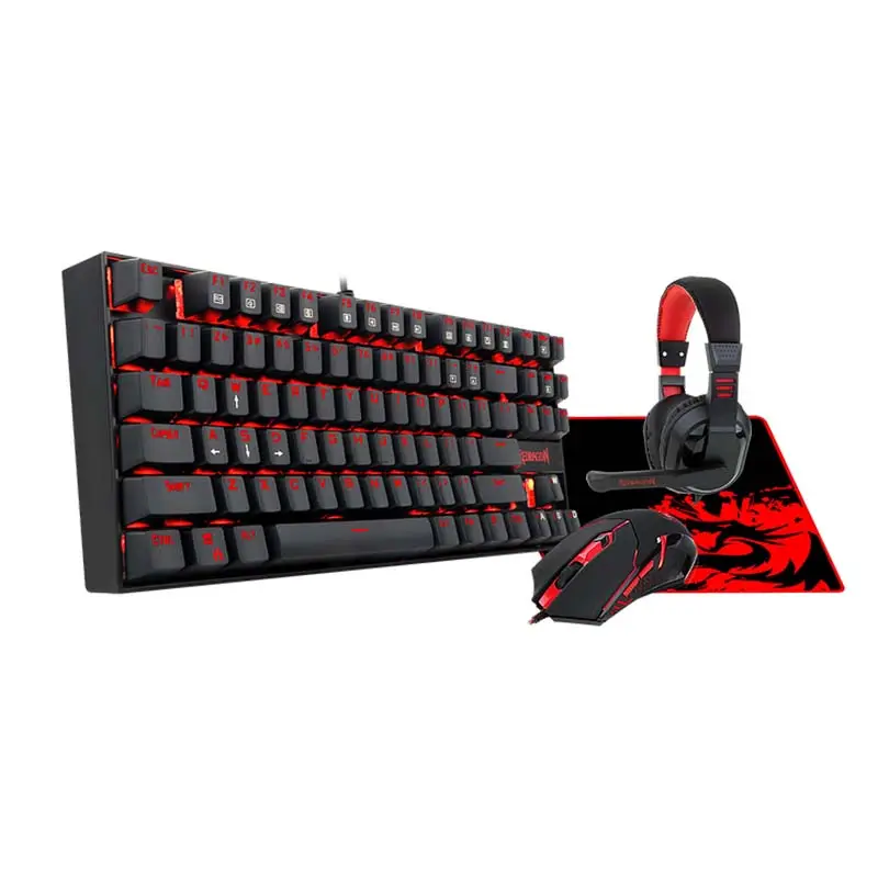 Computer Hardware The K552 And M601 And H120 And P001 Keyboard Mouse Headset Mousepad Gaming Combos