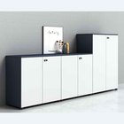 Office Corner Colorful Document Drawers Cabinet / Lateral Drawer File Cabinets with Rebound Door