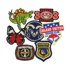 embroidered iron on jacket motorcycle patches