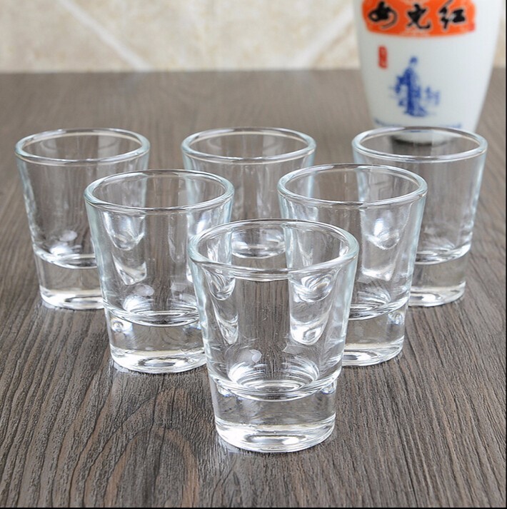 30ml mini wine glass shot glass food grade clear OEM shot glass cups