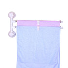 High 2 Rod Bathroom Standing Towel Racks Space Saver Bath Shelf
