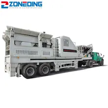Factory Pe series mobile jaw crusher supplier portable slag crushing line
