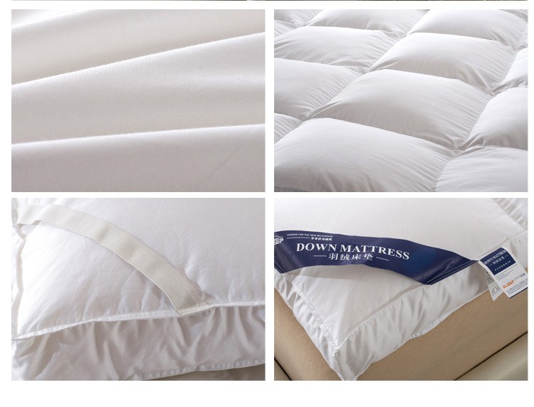 Wholesale Manufacturer White Hotel Down Feather Mattress From China