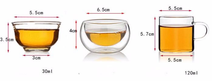 heat resistant tea pot glass/glass infusion tea pots