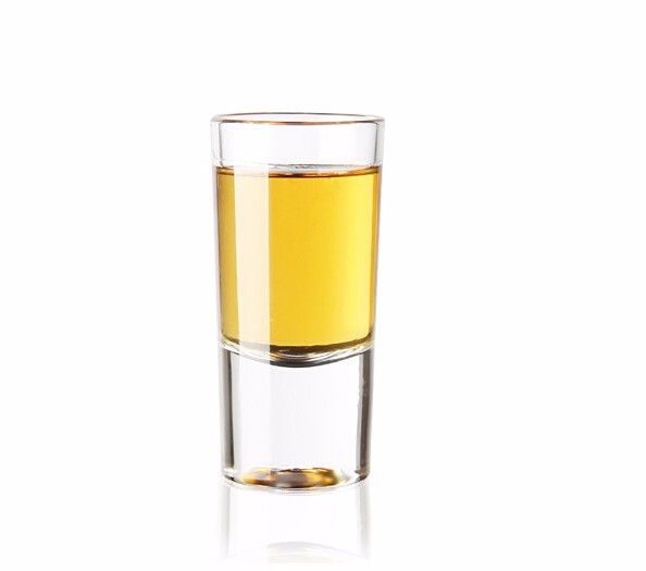 Haonai high quality shot glass cup mini size portable clear glass shot cups