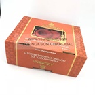 YKS smokeless fruit wood hookah charcoal tablets Alfakher round coal
