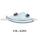 Bathroom Accessories-Single glass shelf