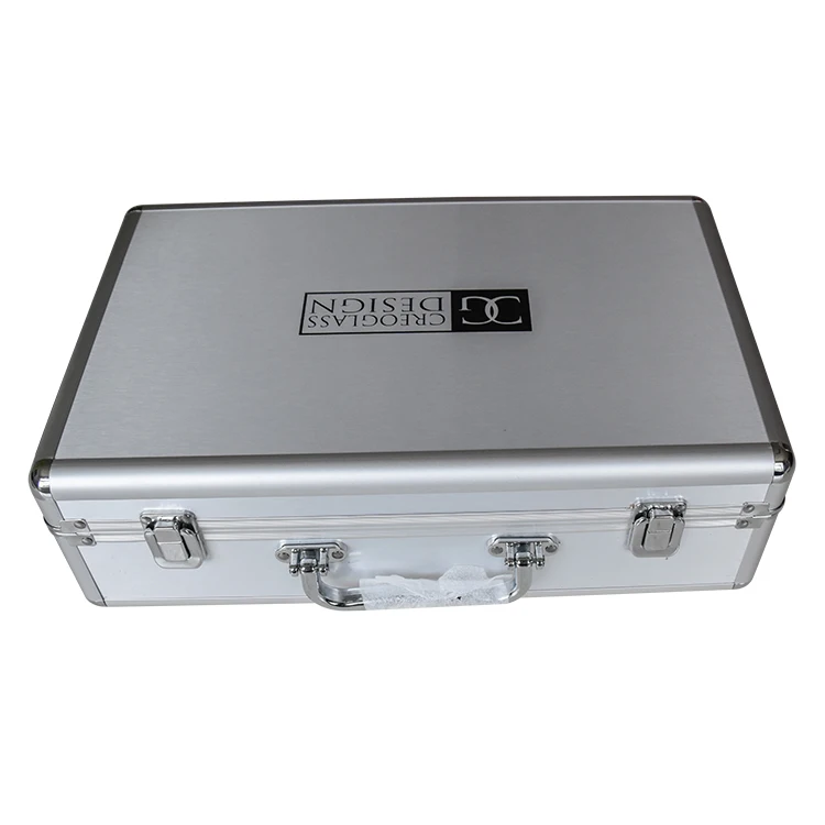 Portable Customized Exhibition Carry Sample Marble Aluminium Case